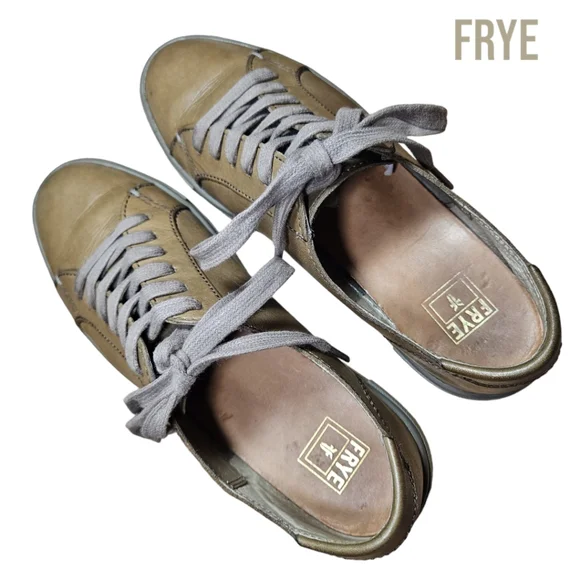 Frye Gemma Low Lace Leather Sneaker - Picture 6 of 10